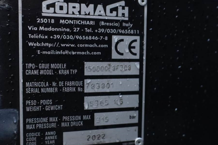 Alle terræn kran Scania R540 B10x4 With CORMACH 150tm Crane Valid inspecti: billede 6 Alle terræn kran Scania R540 B10x4 With CORMACH 150tm Crane Valid inspecti: billede 6