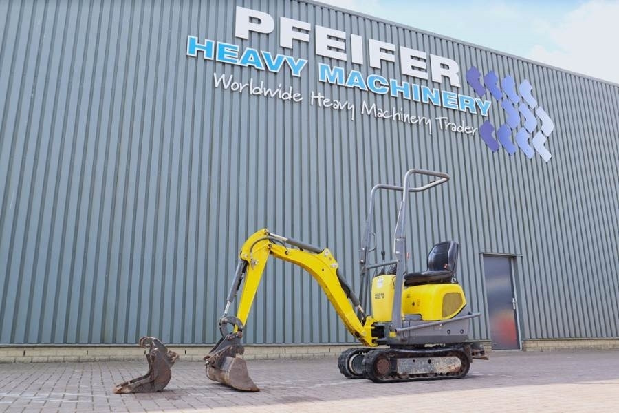 Minigravemaskine Wacker Neuson SWE08B Wacker Neuson mini excavator including 2 bu: billede 1