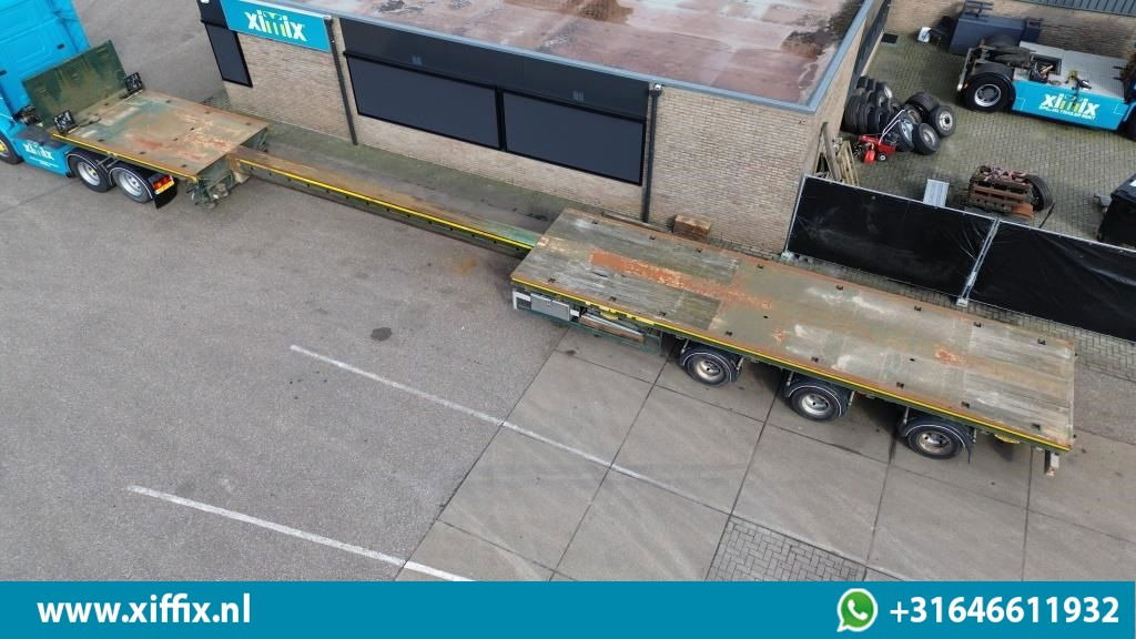 Broshuis 3-ass. Vlakke uitschuifbare Mega oplegger / 3x gestuurd - Åben sættevogn: billede 2 Broshuis 3-ass. Vlakke uitschuifbare Mega oplegger / 3x gestuurd - Åben sættevogn: billede 2