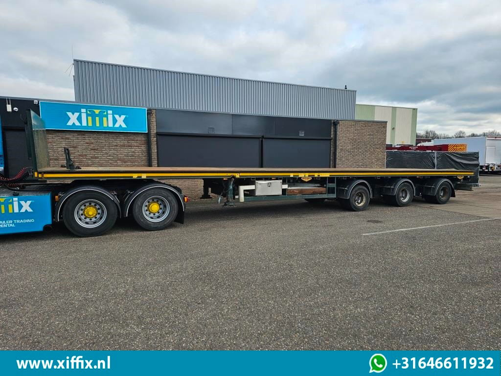 Broshuis 3-ass. Vlakke uitschuifbare Mega oplegger / 3x gestuurd - Åben sættevogn: billede 5 Broshuis 3-ass. Vlakke uitschuifbare Mega oplegger / 3x gestuurd - Åben sættevogn: billede 5