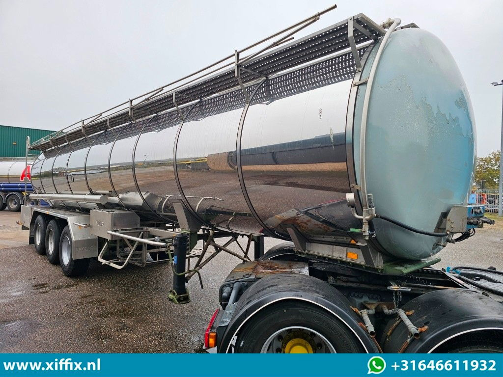 Burg 3-ass. Geisoleerde RVS tank oplegger / Food / 1 Compartiment - Tanksættevogn: billede 4 Burg 3-ass. Geisoleerde RVS tank oplegger / Food / 1 Compartiment - Tanksættevogn: billede 4