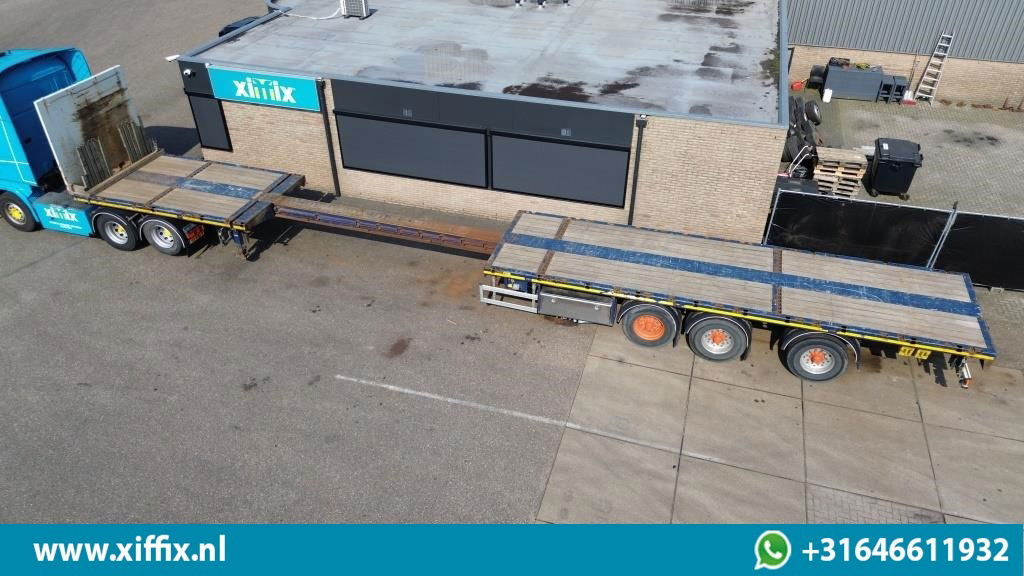 Doll 3-ass. Vlakke uitschuifbare oplegger / Naloop gestuurd - Åben sættevogn: billede 2 Doll 3-ass. Vlakke uitschuifbare oplegger / Naloop gestuurd - Åben sættevogn: billede 2