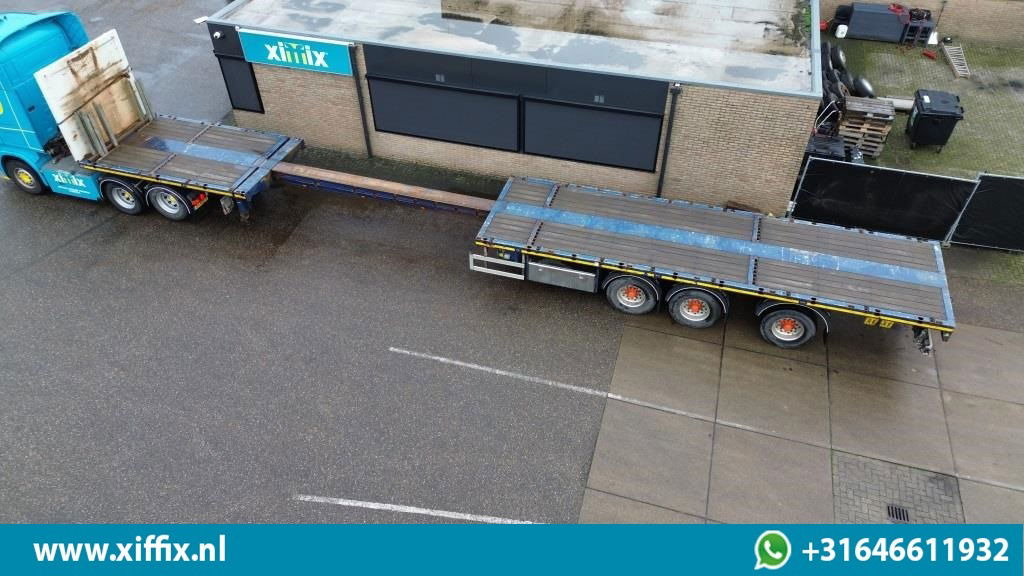 Doll 3-ass. Vlakke uitschuifbare oplegger / Naloop gestuurd - Åben sættevogn: billede 2 Doll 3-ass. Vlakke uitschuifbare oplegger / Naloop gestuurd - Åben sættevogn: billede 2