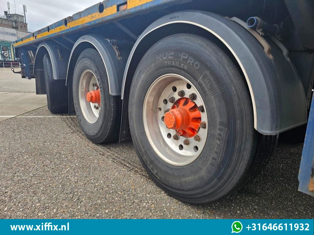 Åben sættevogn Doll 3-ass. Vlakke uitschuifbare oplegger / Naloop gestuurd: billede 7