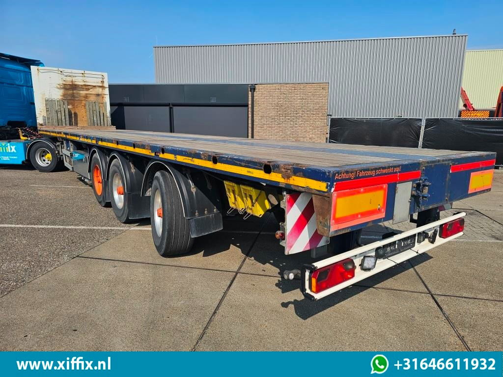 Doll 3-ass. Vlakke uitschuifbare oplegger / Naloop gestuurd - Åben sættevogn: billede 4 Doll 3-ass. Vlakke uitschuifbare oplegger / Naloop gestuurd - Åben sættevogn: billede 4