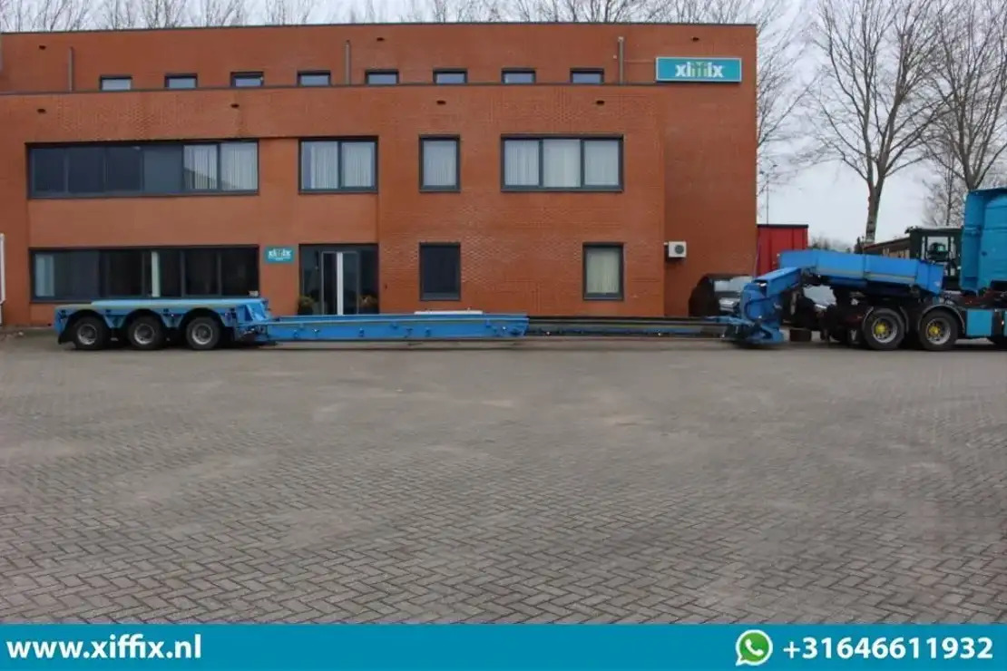 Faymonville 3-ass. Uitschuifbare dieplader met afneembare zwanenhals / Hydr. Vre - Nedbygget platform sættevogn: billede 5 Faymonville 3-ass. Uitschuifbare dieplader met afneembare zwanenhals / Hydr. Vre - Nedbygget platform sættevogn: billede 5