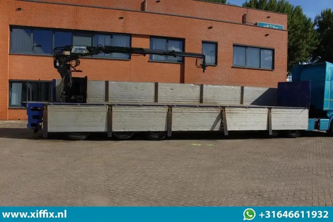 Floor 3-ass. Steenoplegger met Kennis 14 ton/mtr. Kraan / 13425 - Åben sættevogn: billede 4 Floor 3-ass. Steenoplegger met Kennis 14 ton/mtr. Kraan / 13425 - Åben sættevogn: billede 4