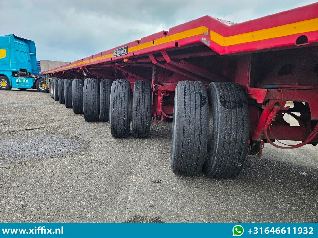 Goldhofer 8-ass. Vlakke oplegger / 7x gestuurd - Åben sættevogn: billede 5 Goldhofer 8-ass. Vlakke oplegger / 7x gestuurd - Åben sættevogn: billede 5