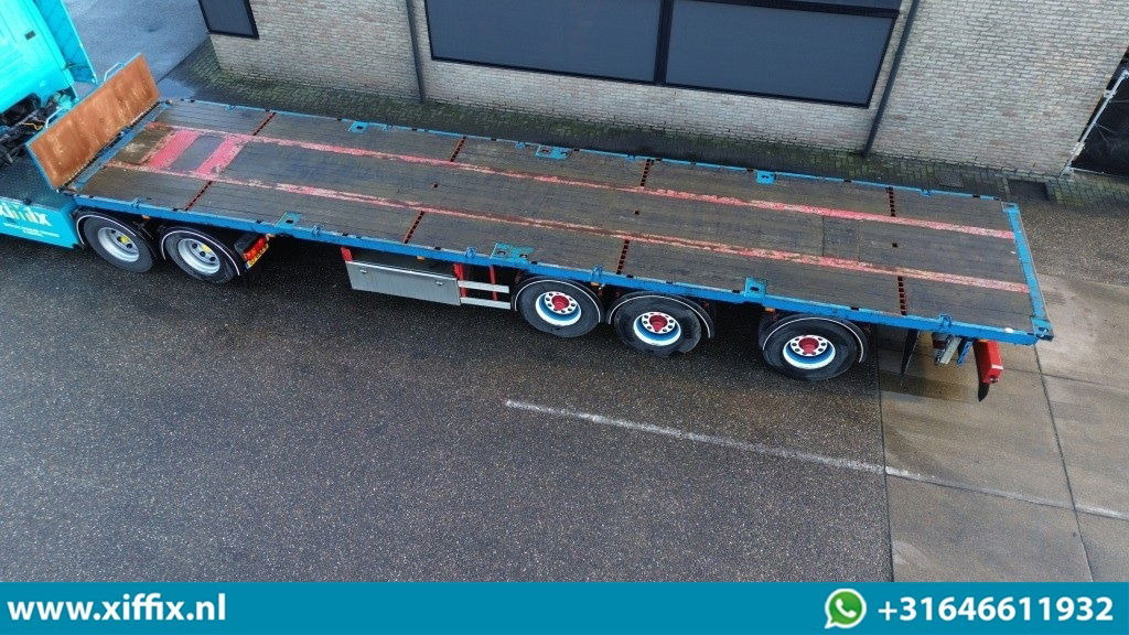 Groenewegen 3-ass. Vlakke oplegger / 1x gestuurd - Åben sættevogn: billede 2 Groenewegen 3-ass. Vlakke oplegger / 1x gestuurd - Åben sættevogn: billede 2