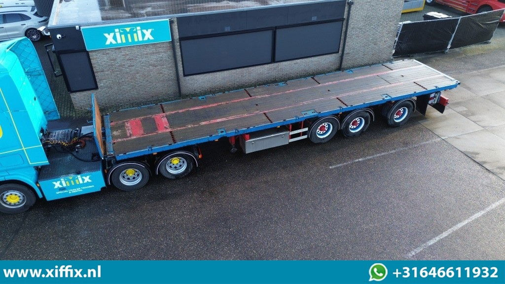 Groenewegen 3-ass. Vlakke oplegger / 1x gestuurd - Åben sættevogn: billede 1 Groenewegen 3-ass. Vlakke oplegger / 1x gestuurd - Åben sættevogn: billede 1