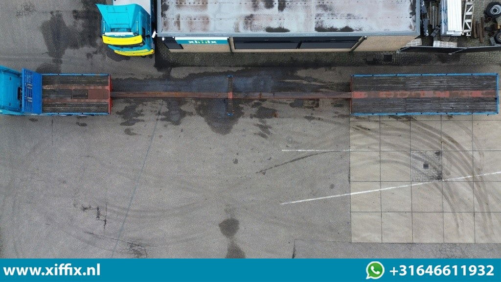 Lako 3-ass. Vlakke dubbel 2x uitschuifbare oplegger / 3x gestuurd - Åben sættevogn: billede 3 Lako 3-ass. Vlakke dubbel 2x uitschuifbare oplegger / 3x gestuurd - Åben sættevogn: billede 3