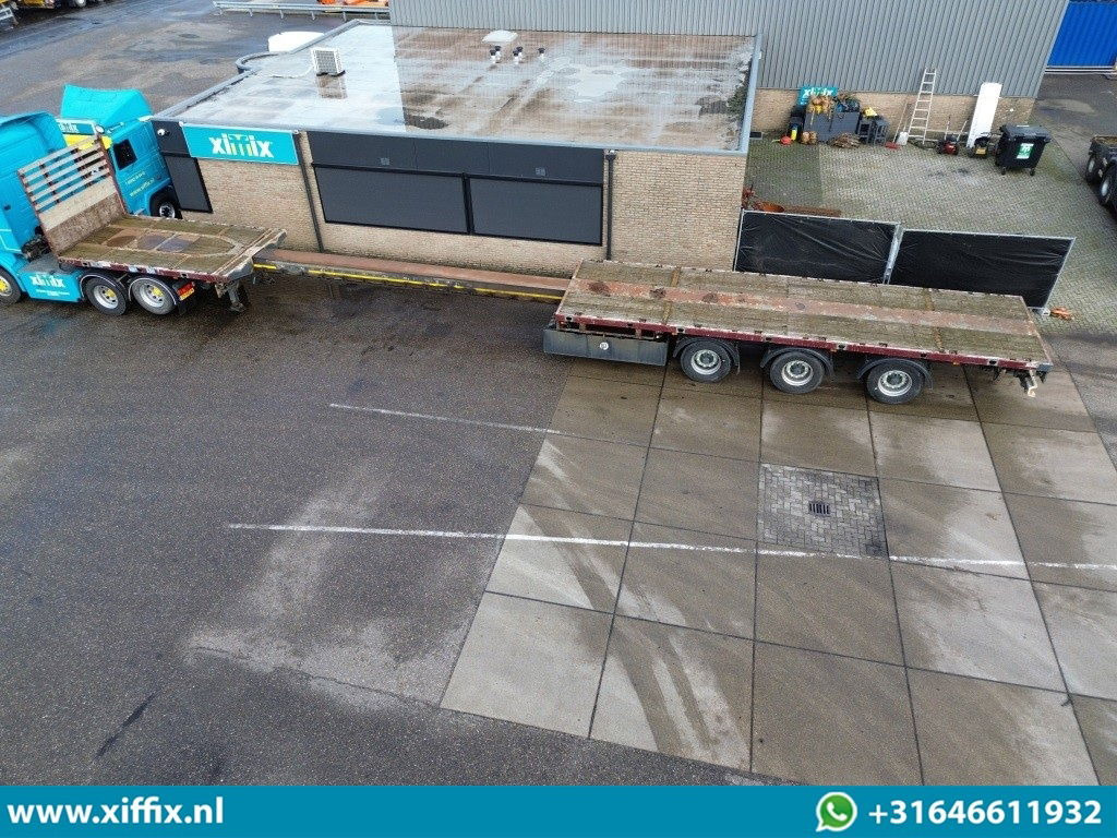 Meusburger 3-ass. Vlakke uitschuifbare oplegger / 3x gestuurd - Åben sættevogn: billede 2 Meusburger 3-ass. Vlakke uitschuifbare oplegger / 3x gestuurd - Åben sættevogn: billede 2