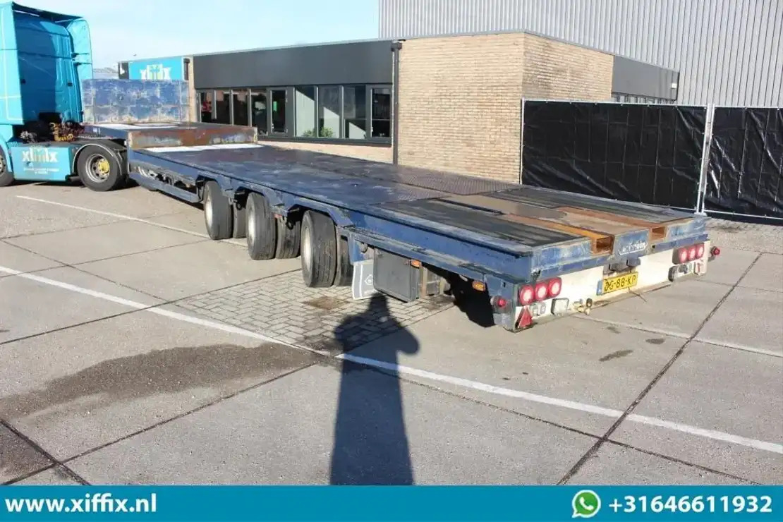 Nooteboom 3-ass. Uitschuifbare semi dieplader / 3x gestuurd - Nedbygget platform sættevogn: billede 3 Nooteboom 3-ass. Uitschuifbare semi dieplader / 3x gestuurd - Nedbygget platform sættevogn: billede 3