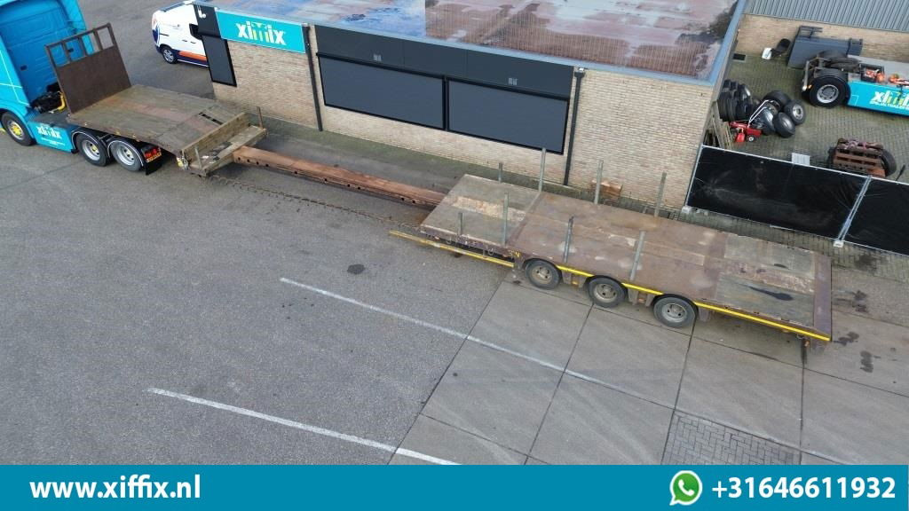 Nooteboom 3-ass. Uitschuifbare semi dieplader / Naloop gestuurd - Nedbygget platform sættevogn: billede 2 Nooteboom 3-ass. Uitschuifbare semi dieplader / Naloop gestuurd - Nedbygget platform sættevogn: billede 2