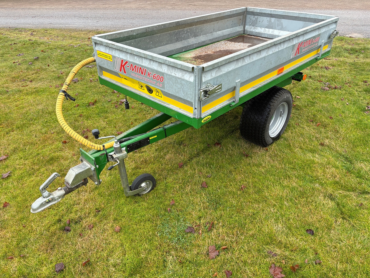 K-Vagnen M-600H - Tipvogn påhængsvogn: billede 1 K-Vagnen M-600H - Tipvogn påhængsvogn: billede 1