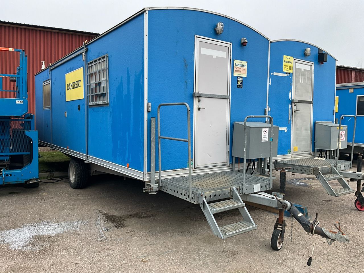 Norrlandsvagnar PV5WD - Skur container, Anhænger: billede 1 Norrlandsvagnar PV5WD - Skur container, Anhænger: billede 1