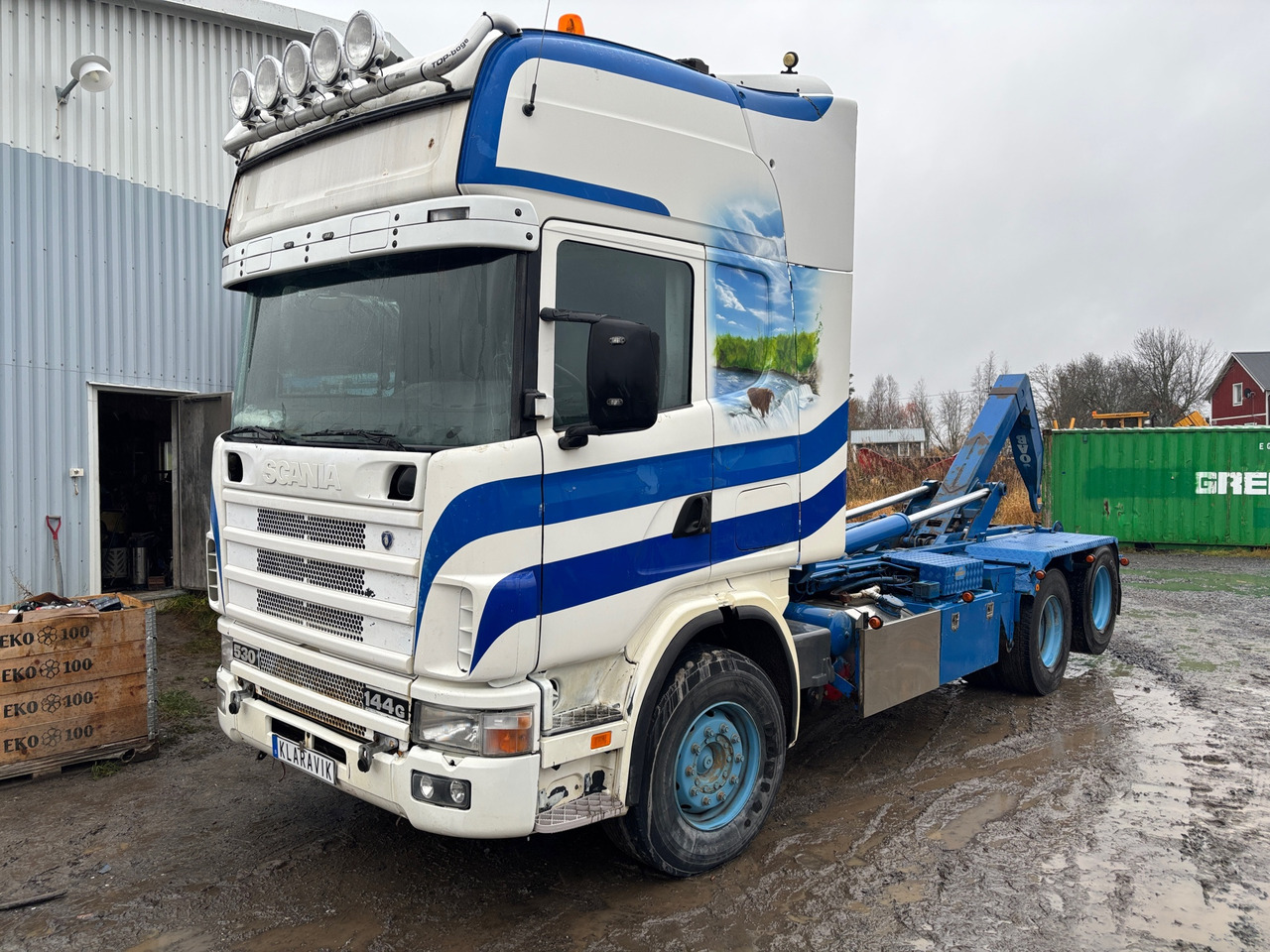 Scania 144G 530 - Lastbil kroghejs: billede 1 Scania 144G 530 - Lastbil kroghejs: billede 1