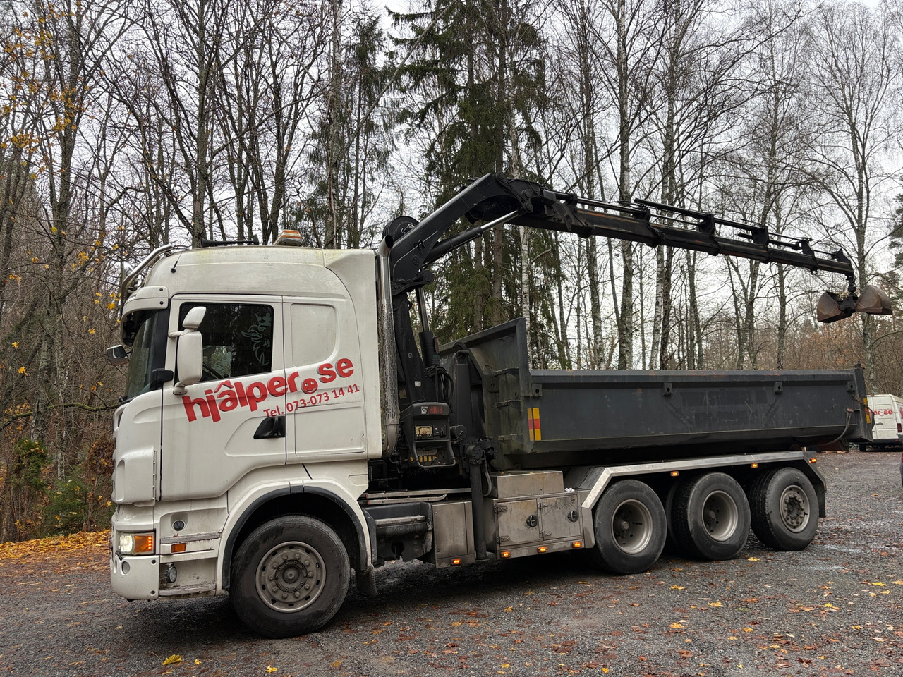 Scania R480 8x4 - Lastbil med kran: billede 1 Scania R480 8x4 - Lastbil med kran: billede 1