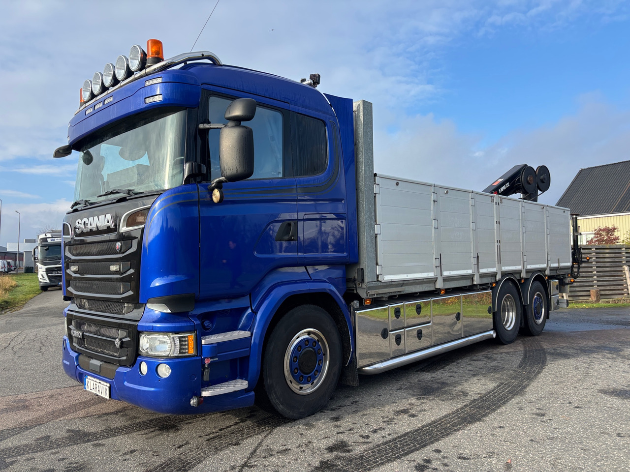 Scania R520, V8 - Lastbil med kran: billede 1 Scania R520, V8 - Lastbil med kran: billede 1