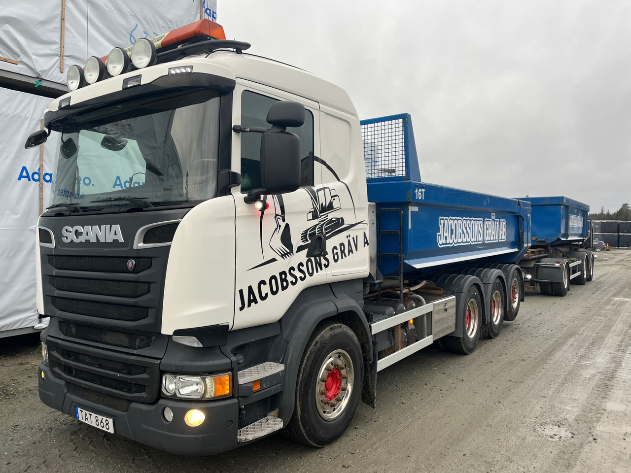 Scania R580 LB8X4 - Tipvogn lastbil: billede 1 Scania R580 LB8X4 - Tipvogn lastbil: billede 1