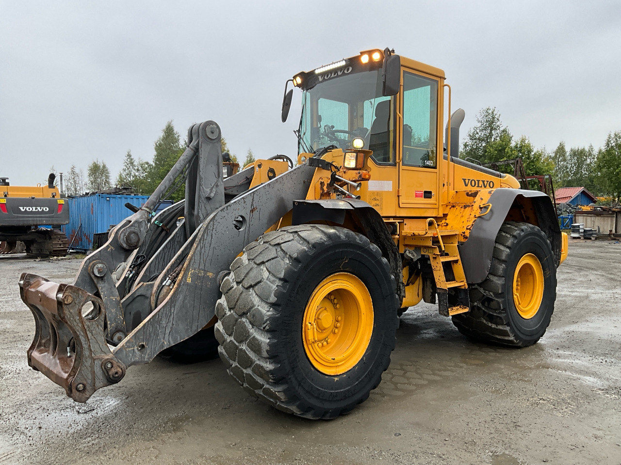 Volvo L120E - Gummihjulslæsser: billede 1 Volvo L120E - Gummihjulslæsser: billede 1