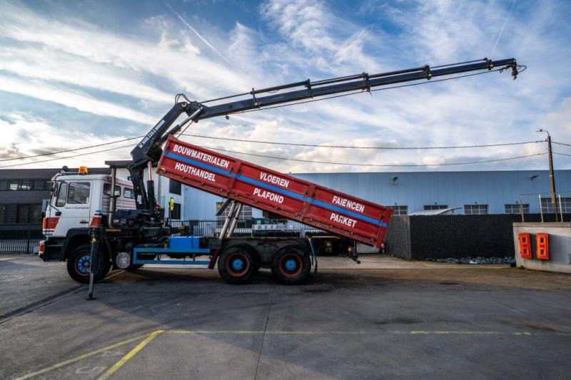 MAN 33.422 DF + HIAB 220 C-5 - Tipvogn lastbil, Lastbil med kran: billede 2 MAN 33.422 DF + HIAB 220 C-5 - Tipvogn lastbil, Lastbil med kran: billede 2