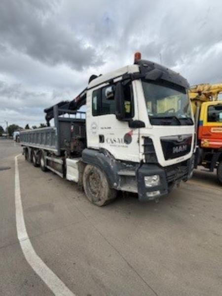 MAN TGS 35.460 BL - HIAB X-HIDUO 228 E-3 (DAMAGED) - Tipvogn lastbil, Lastbil med kran: billede 2 MAN TGS 35.460 BL - HIAB X-HIDUO 228 E-3 (DAMAGED) - Tipvogn lastbil, Lastbil med kran: billede 2