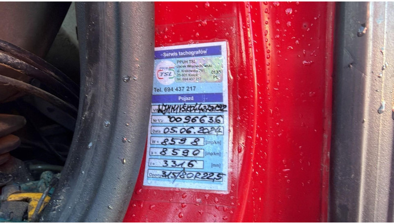 Tipvogn lastbil Iveco Eurotrakker 260 E 34 (POMPE MANUELLE / MANUAL PUMP / LAMES / GRAND PONT / BOITE MANUELLE): billede 16