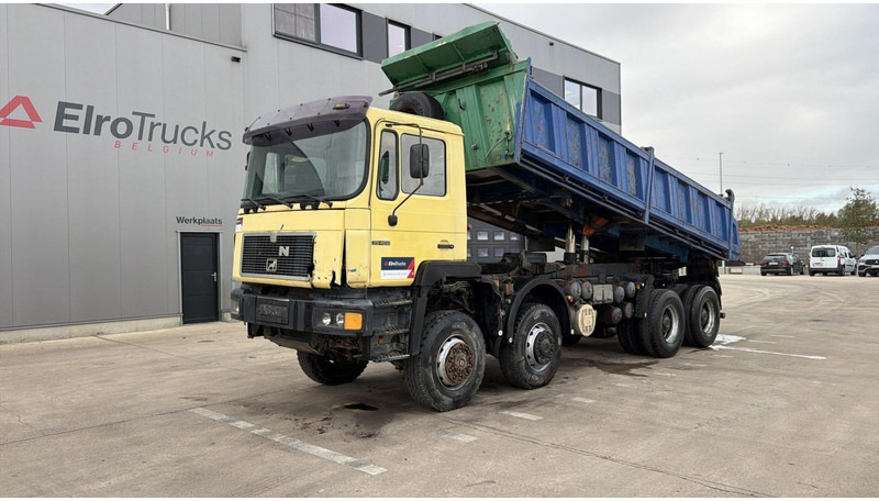 MAN 35.402 (8X8 / BIG AXLES / GRAND PONT / LAMES / STEEL SUSP. / 6 CYLINDER) - Tipvogn lastbil: billede 1 MAN 35.402 (8X8 / BIG AXLES / GRAND PONT / LAMES / STEEL SUSP. / 6 CYLINDER) - Tipvogn lastbil: billede 1