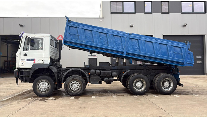 Tipvogn lastbil MAN 35.414 (6 CYLINDER / 8X6 / BIG AXLES / STEEL SUSP. / LAMES / GRAND PONT): billede 10