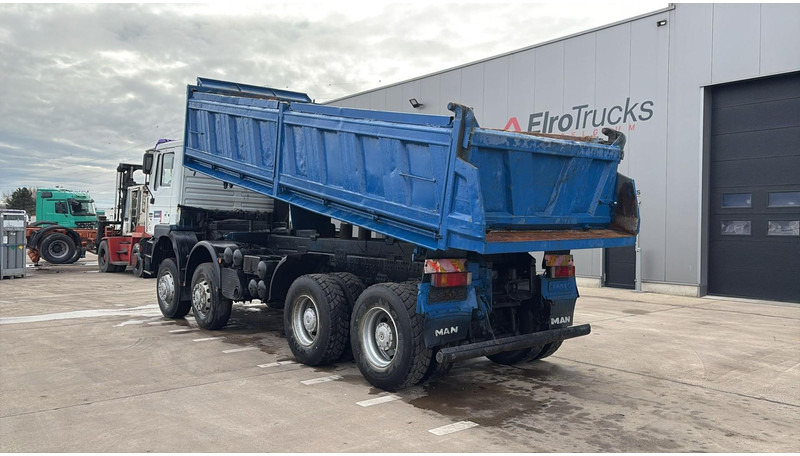 Tipvogn lastbil MAN 35.414 (6 CYLINDER / 8X6 / BIG AXLES / STEEL SUSP. / LAMES / GRAND PONT): billede 6