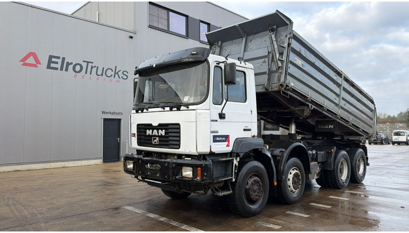MAN 41.414 (BIG AXLES / 41 TONS / GRAND PONT / LAMES / 6 CYLINDER) - Tipvogn lastbil: billede 1 MAN 41.414 (BIG AXLES / 41 TONS / GRAND PONT / LAMES / 6 CYLINDER) - Tipvogn lastbil: billede 1