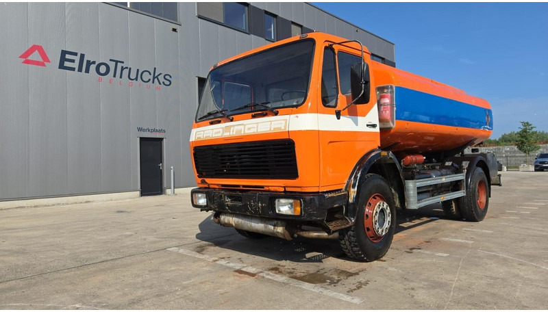 Mercedes-Benz SK 1619 (12.400L / GERMAN TRUCK / CAMION ALLEMAGNE / LAMES / GRAND PONT / V6) - Tankbil: billede 1 Mercedes-Benz SK 1619 (12.400L / GERMAN TRUCK / CAMION ALLEMAGNE / LAMES / GRAND PONT / V6) - Tankbil: billede 1