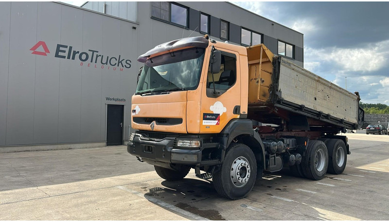 Renault Kerax 385 (POMPE MANUELLE / MANUAL PUMP / 6X4 / LAMES / GRAND PONT) - Tipvogn lastbil: billede 1 Renault Kerax 385 (POMPE MANUELLE / MANUAL PUMP / 6X4 / LAMES / GRAND PONT) - Tipvogn lastbil: billede 1