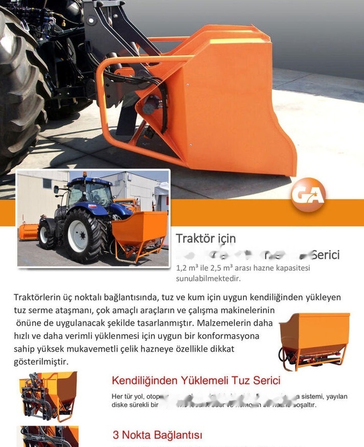 Galen Salt Spreader for tractor - Sand-/ Saltspreder: billede 1 Galen Salt Spreader for tractor - Sand-/ Saltspreder: billede 1