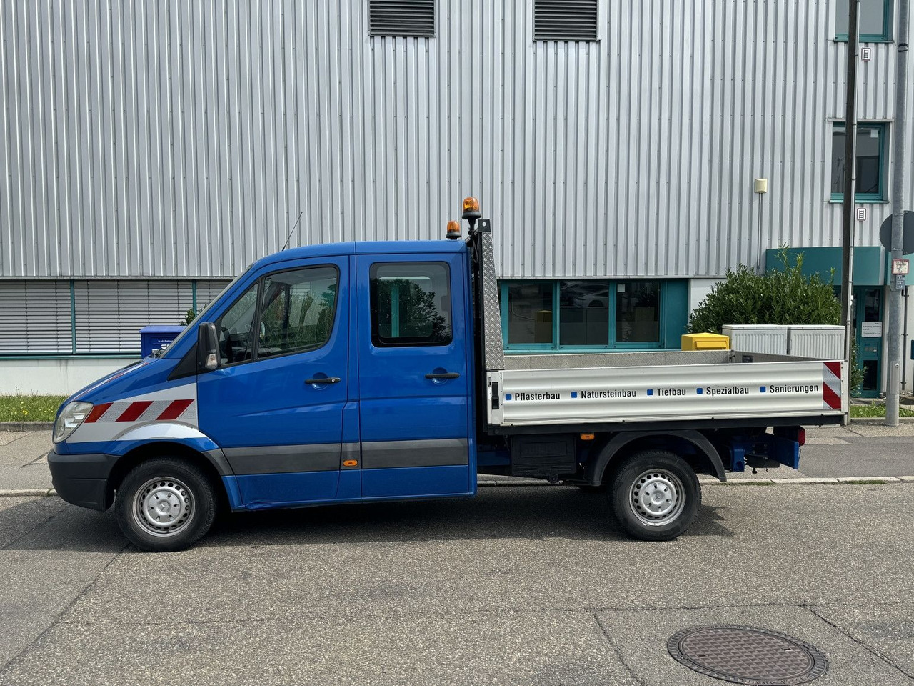 Mercedes-Benz Sprinter 319 V6 Doka Pritsche 2,7m ATM 120 Tkm - Ladbil, Mandskabsbil: billede 4 Mercedes-Benz Sprinter 319 V6 Doka Pritsche 2,7m ATM 120 Tkm - Ladbil, Mandskabsbil: billede 4