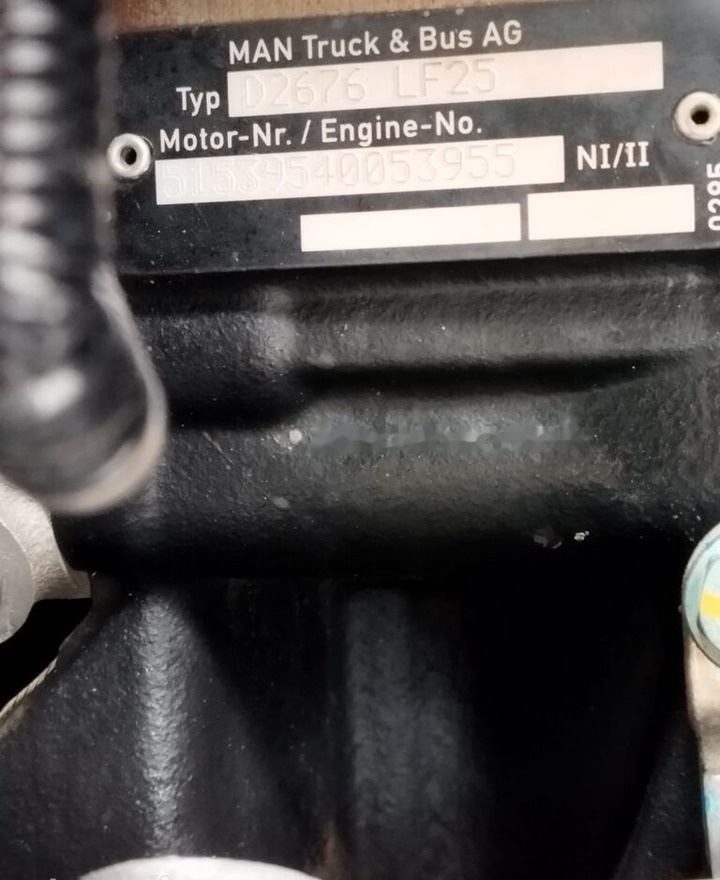MAN TGX TGS TGA EURO 6 D2676LF25 MAN D2676LF25 truck - Motor for Lastbil: billede 1 MAN TGX TGS TGA EURO 6 D2676LF25 MAN D2676LF25 truck - Motor for Lastbil: billede 1