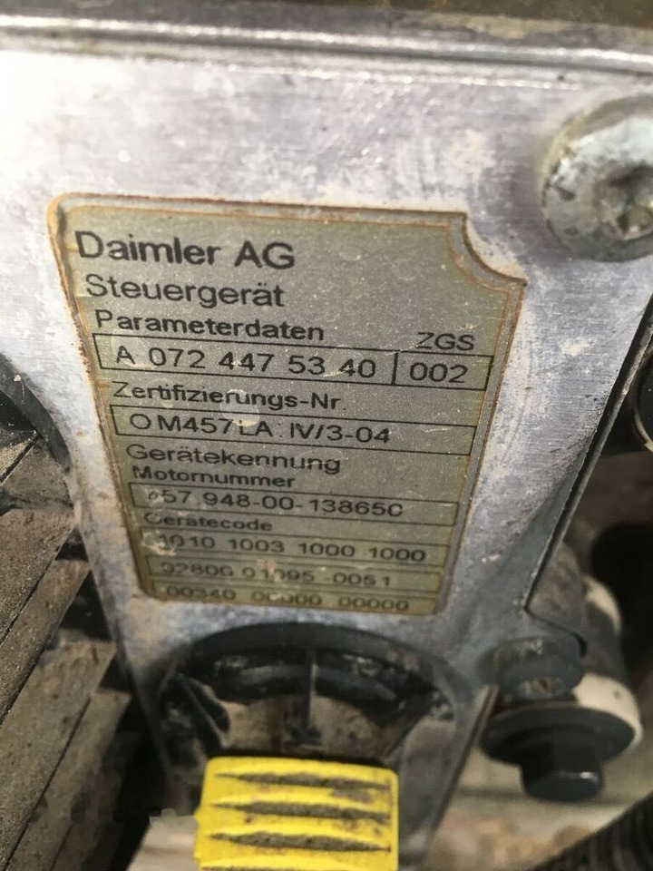 OM457LA Mercedes-Benz Axor truck - Motor for Lastbil: billede 5 OM457LA Mercedes-Benz Axor truck - Motor for Lastbil: billede 5