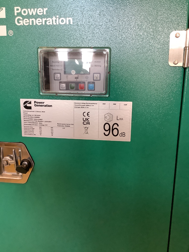 Cummins C22D5Q. 22KVA Generator. Brand new. - Strømgenerator: billede 5 Cummins C22D5Q. 22KVA Generator. Brand new. - Strømgenerator: billede 5