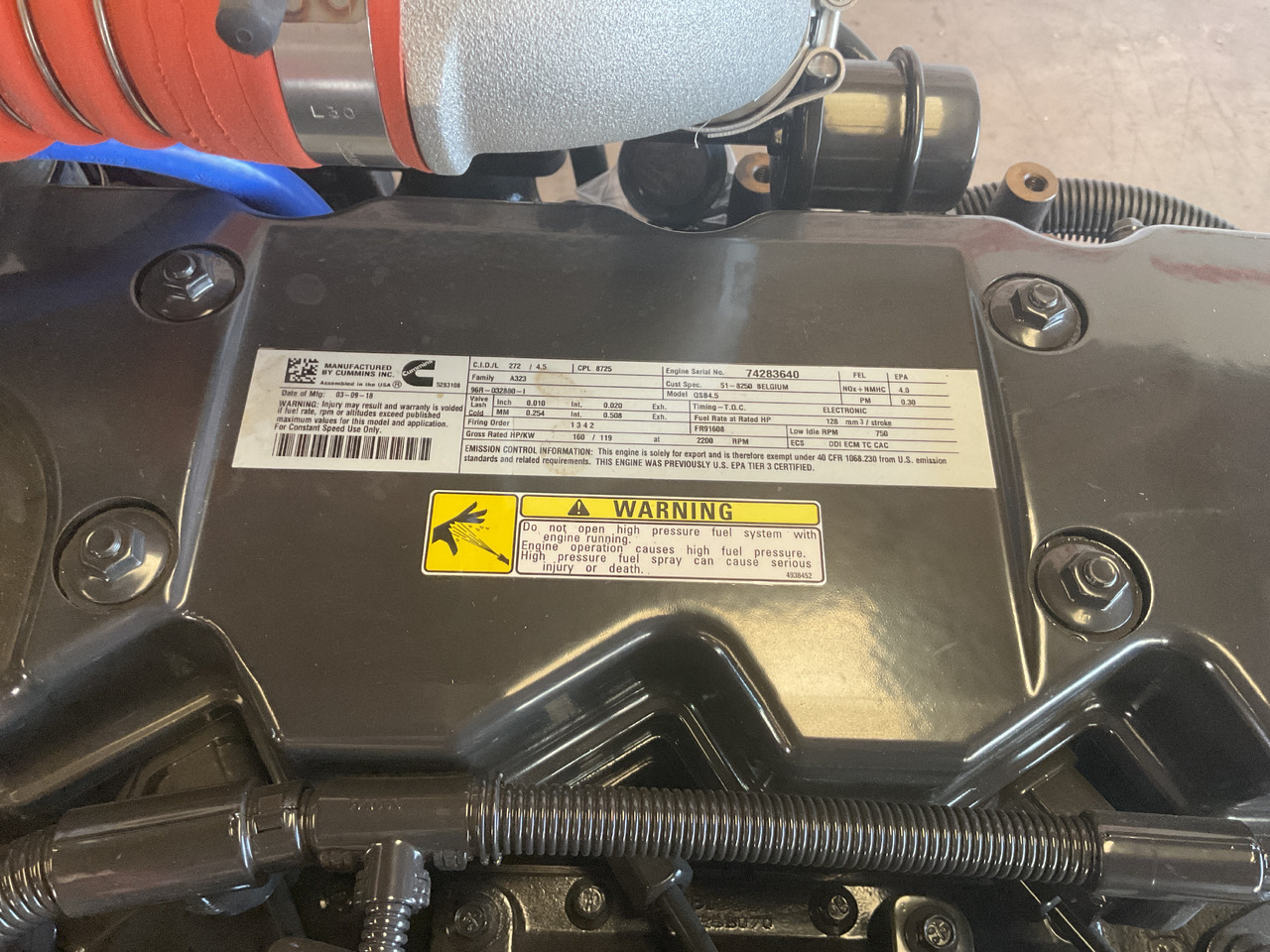 Cummins QSB 4.5 Powerpack - Motor: billede 3 Cummins QSB 4.5 Powerpack - Motor: billede 3