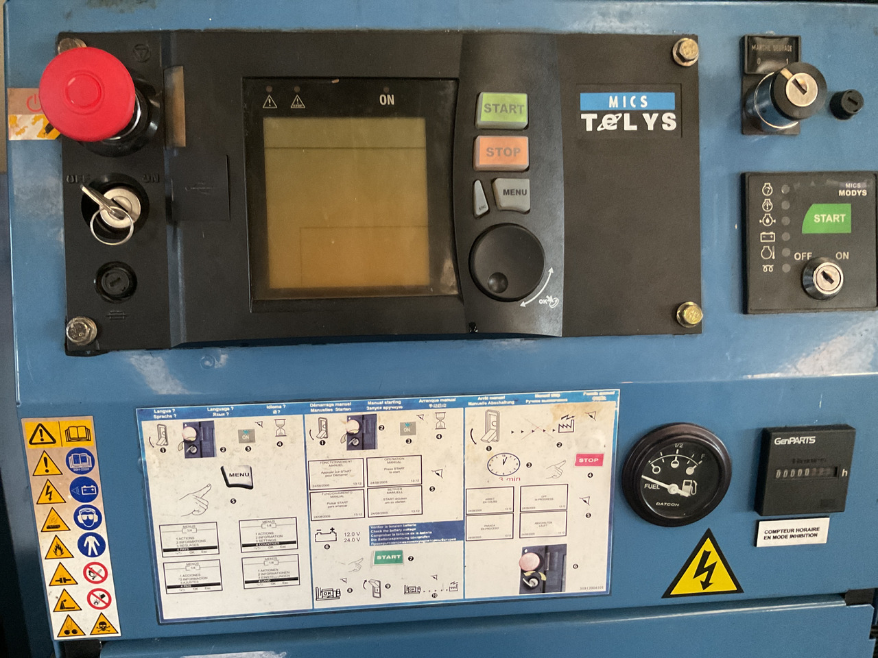 John Deere 6068, SDMO, 165KVA generatorset. Like brand new. And with hudge diesel tank! - Strømgenerator: billede 5 John Deere 6068, SDMO, 165KVA generatorset. Like brand new. And with hudge diesel tank! - Strømgenerator: billede 5