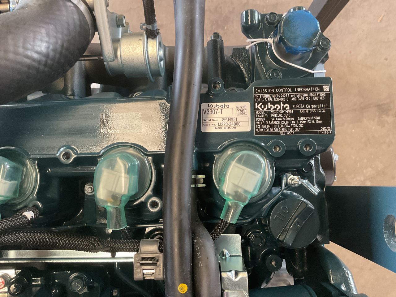 Kubota V3307 CR-T - Motor: billede 4 Kubota V3307 CR-T - Motor: billede 4