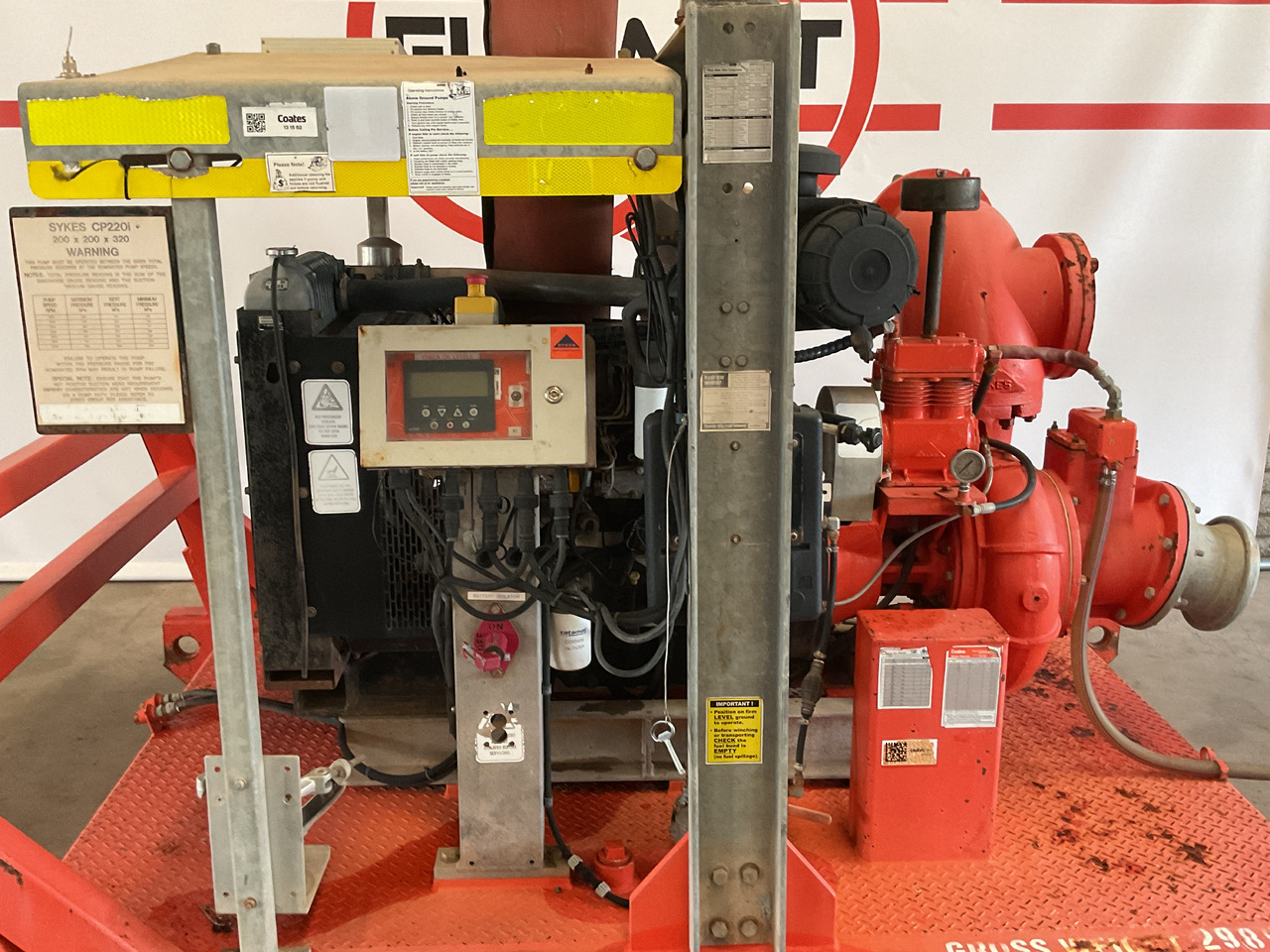 Sykes CP220i water pump, very complete. Perkins powered water pump. - Vandpumpe: billede 3 Sykes CP220i water pump, very complete. Perkins powered water pump. - Vandpumpe: billede 3