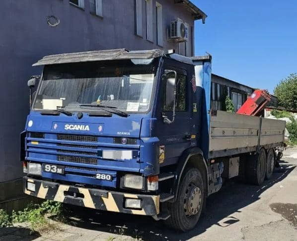 Scania 93 Carne - Lastbil med kran: billede 1 Scania 93 Carne - Lastbil med kran: billede 1