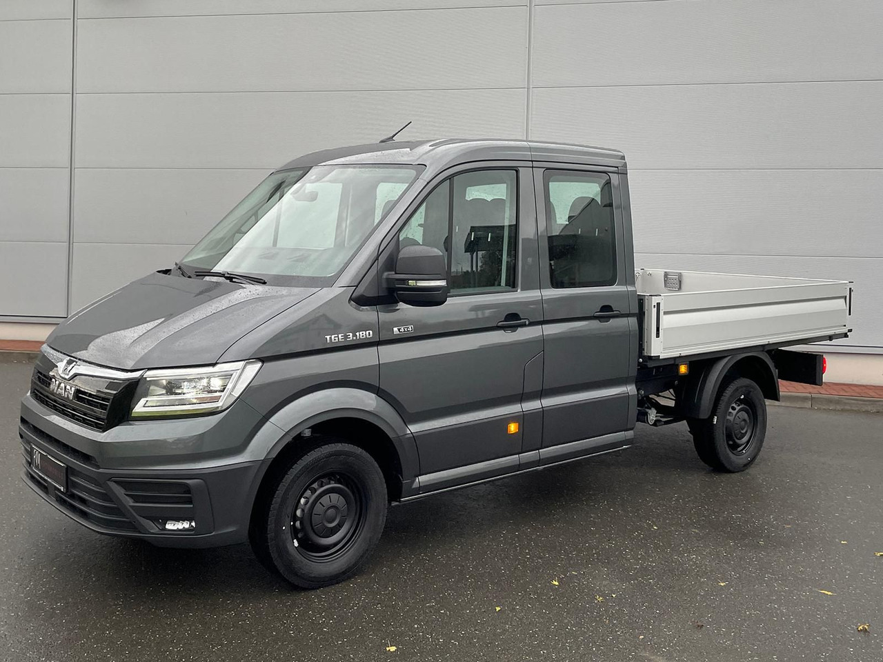 Ladbil, Mandskabsbil MAN TGE 3.180 Pritsche DOKA MR 4x4 ACC LED DAB MFL: billede 1