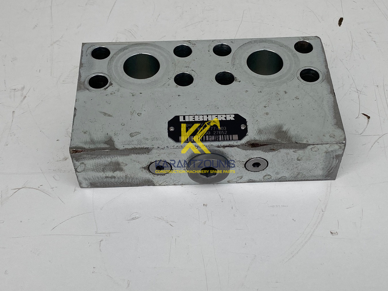 Liebherr Dämpfungsventil ID-Nr.10121777. P924 COMP, P926, R926, R916, R922, R924 COMP, R924, R926 COMP, R926, R930, R936, R946, R950 T, R960 T. #DÄ27652# - Svingmotor for Gravemaskine: billede 1 Liebherr Dämpfungsventil ID-Nr.10121777. P924 COMP, P926, R926, R916, R922, R924 COMP, R924, R926 COMP, R926, R930, R936, R946, R950 T, R960 T. #DÄ27652# - Svingmotor for Gravemaskine: billede 1