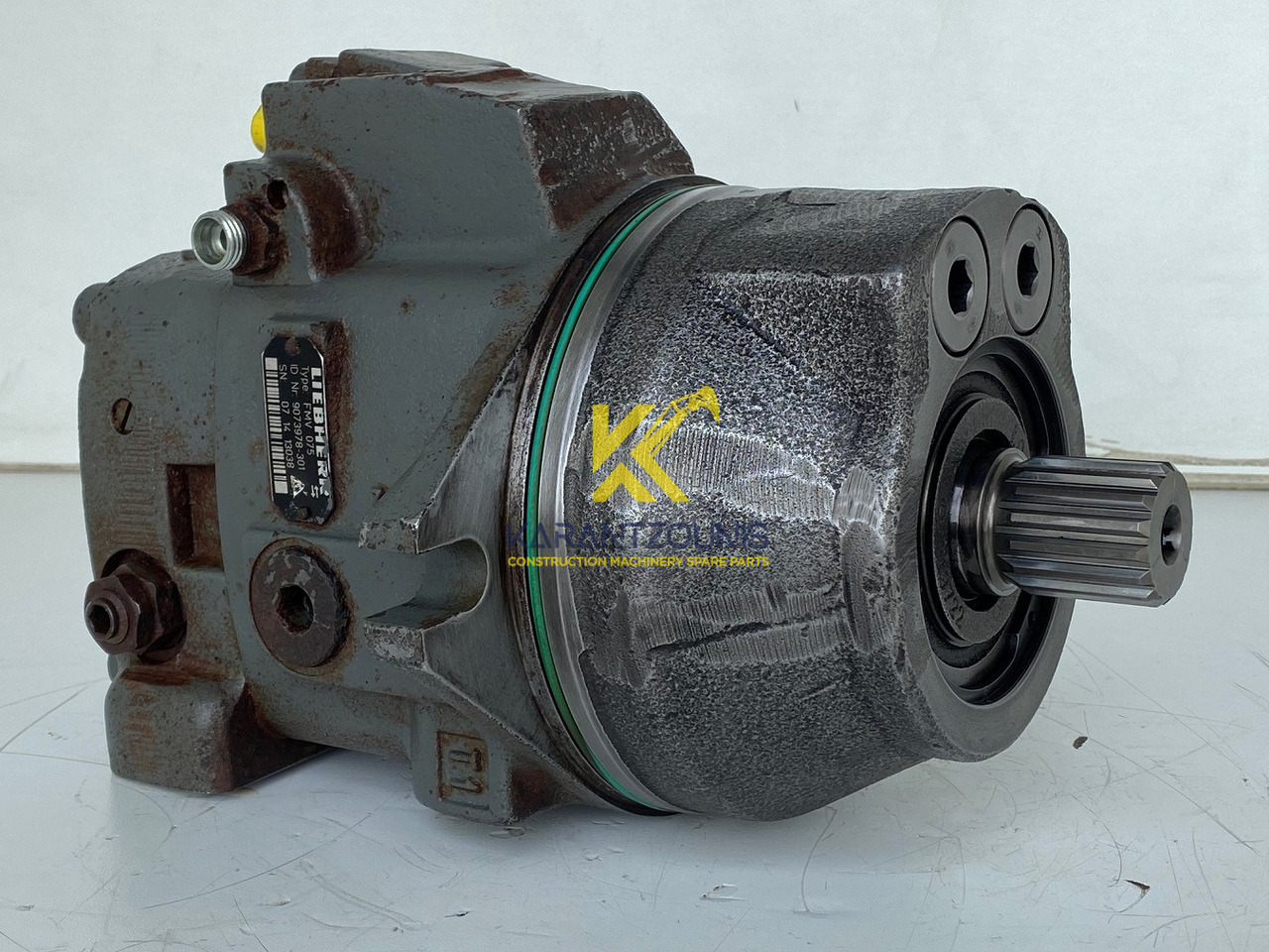 Liebherr Hydraulikeinbaumotor FMV075, ID-Nr.9073978. LOS914, LOS924, R902, R904, R912, R914, R922, R924, R924 COMP, R924 COMPA. #13038# - Hydraulisk motor for Bæltegravemaskine: billede 1 Liebherr Hydraulikeinbaumotor FMV075, ID-Nr.9073978. LOS914, LOS924, R902, R904, R912, R914, R922, R924, R924 COMP, R924 COMPA. #13038# - Hydraulisk motor for Bæltegravemaskine: billede 1