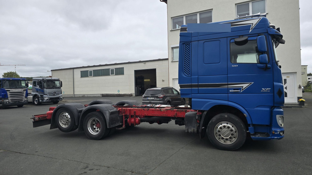 DAF XF 510 FAN 6x2 (Nr. 6185) - Lastbil chassis: billede 1 DAF XF 510 FAN 6x2 (Nr. 6185) - Lastbil chassis: billede 1