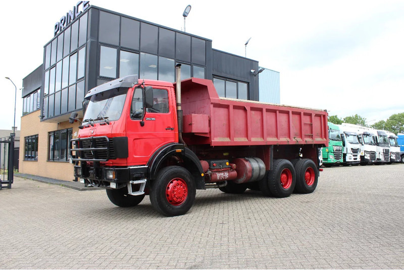 Tipvogn lastbil Mercedes-Benz 2636. V10 * 6x6 * FULL STEEL * 1 OWNER * 401TKM ORIGNAAL * TOP CONDITION *: billede 1