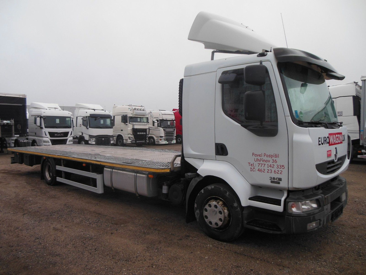 Renault Midlum 280.12 DXI, Plattform 8,5 m, Euro 5 - Lastbil med lad: billede 2 Renault Midlum 280.12 DXI, Plattform 8,5 m, Euro 5 - Lastbil med lad: billede 2